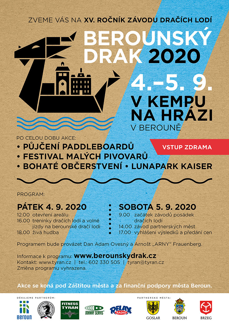 Berounský drak 2020 - plakát